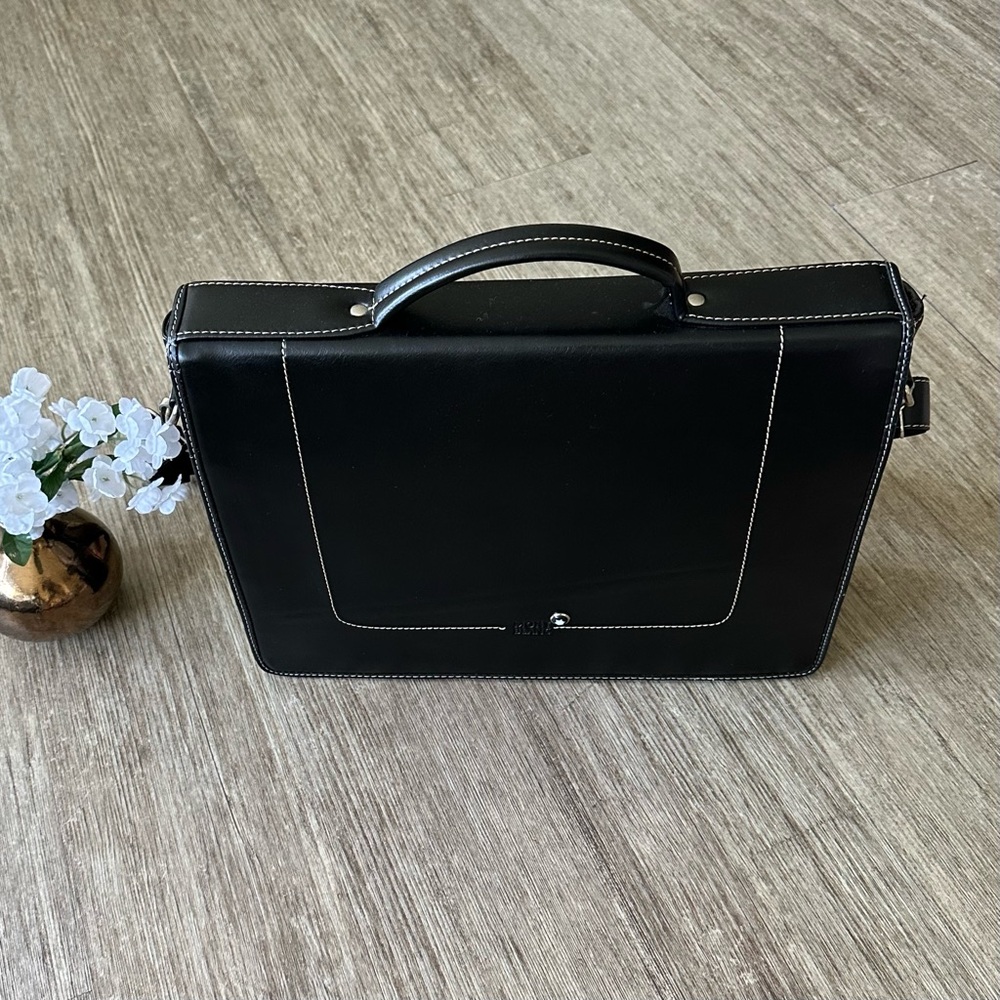Montblanc Black Leather Briefcase